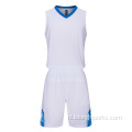 Basketbal uniform ontwerp gewoon basketballirset set